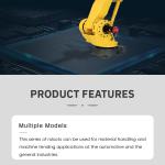 Arc Mig Welding Torch For Powerful YASKAWA Industrial 6 Axis Robot Arm