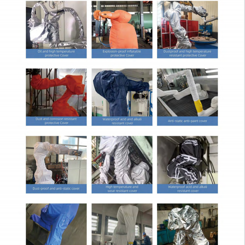 KUKA KR20 R3100 Painting Robot Arm 3101 Reach With Anti Explosion Robot Cover Protective Suit For Spray Painting
