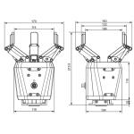 Chinese brand DH-ROBOTICS clamping device match with collaborative robot arm