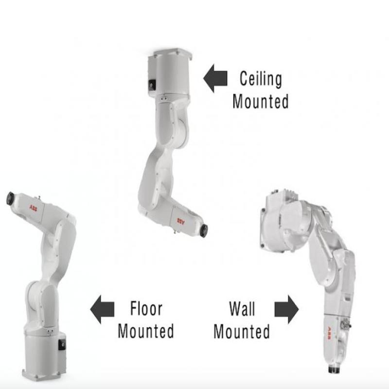 ABB IRB 1200 6 Axis Industrial Robot Arm China as Polishing Robot Reach 900mm Max Payload 5kg Armload 0.3 Kg
