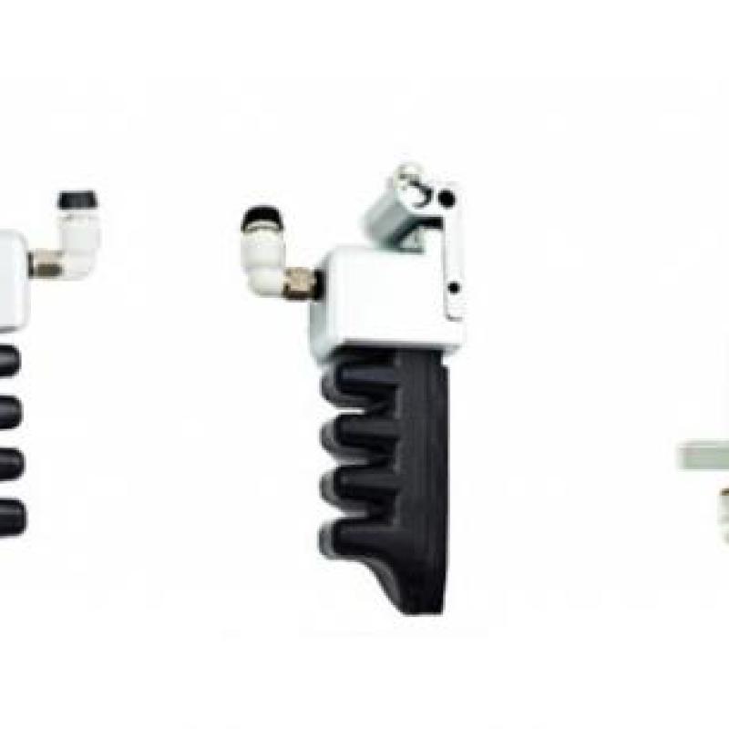3 Fingers Pneumatic Manipulator Robotic Arm Gripper 300g Load CE Certification