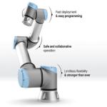 Collaborative robot UR3 with 6 axis and maxmium reach 550m and playload 3kg for mig welding robot