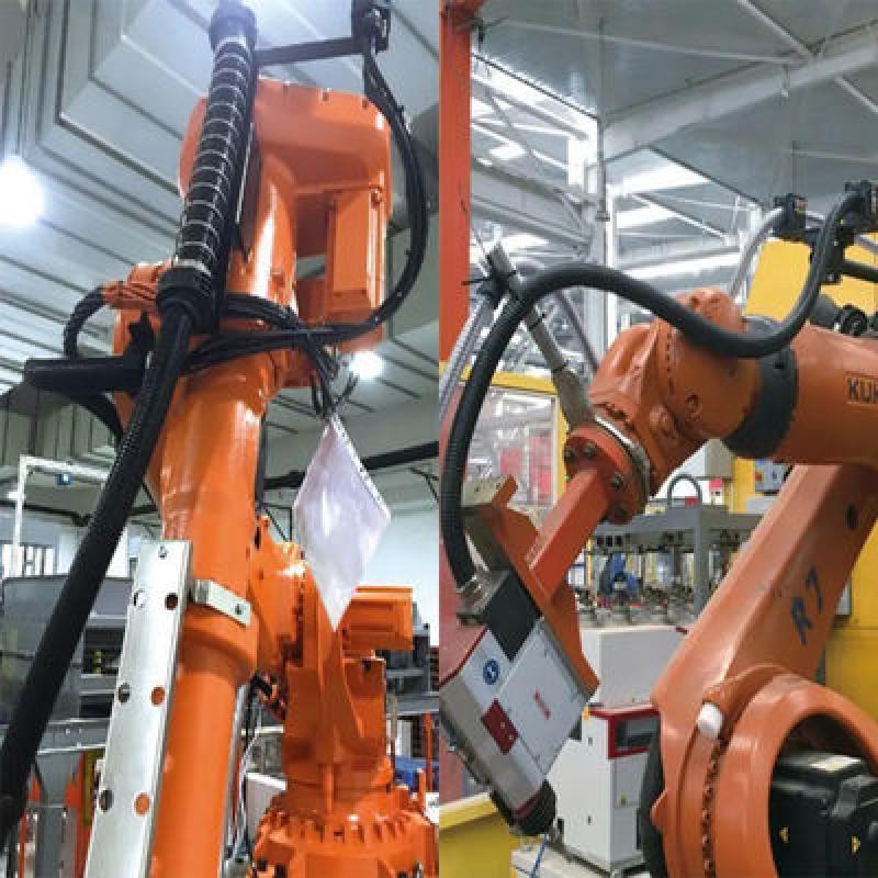 CNGBS Robot Dress Pack Pipeline Package Manufacturer For ABB KUKA FANUC YASKAWA Robot Cable Protection Solution