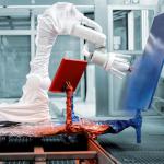 KUKA KR20 R3100 Painting Robot Arm 3101 Reach With Anti Explosion Robot Cover Protective Suit For Spray Painting