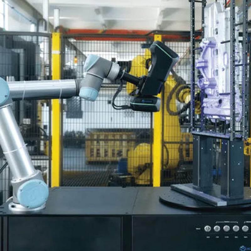 AI Cobot Techman Camera Vision System Robotic Arm TM S Series TM12S TM14S Collaborative Safe Medical Handling Robot