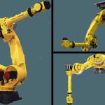 Palletizer Fanuc R-2000iC/125L Industrial Robot Manipulator For Palletizing  With Vacuum Suction Cup Gripper