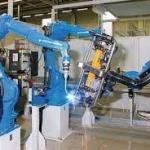 Yaskawa SP165 Spot Welding Robot Arm With AOTA Welder Payload 165kg Reach 2702mm