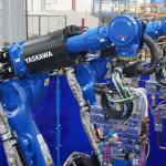 Yaskawa SP165 Spot Welding Robot Arm With AOTA Welder Payload 165kg Reach 2702mm