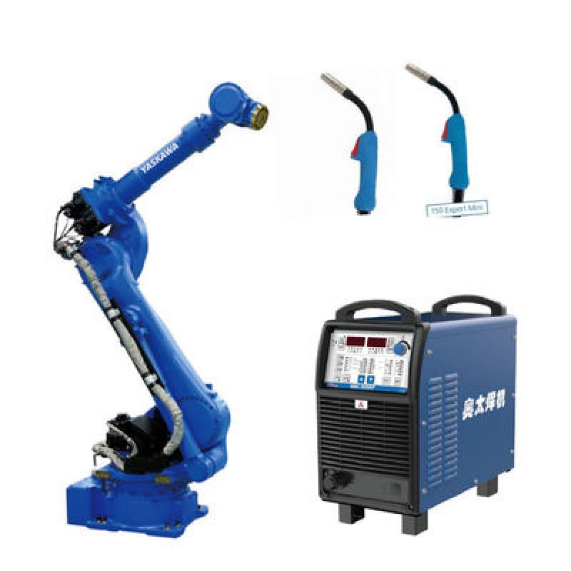 Yaskawa SP165 Spot Welding Robot Arm With AOTA Welder Payload 165kg Reach 2702mm