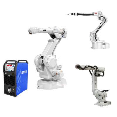 6 Axis Industrial Robot Arm With MIG MAG Welder As Automatic Pipe Welding Robot