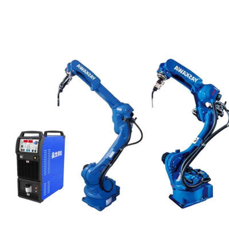 6 Axis Industrial Robot Arm With MIG MAG Welder As Automatic Pipe Welding Robot