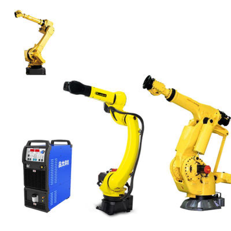 6 Axis Industrial Robot Arm With MIG MAG Welder As Automatic Pipe Welding Robot
