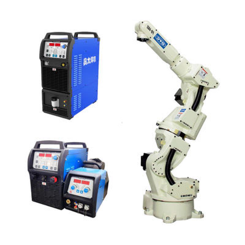 Payload 6kg Reach 1427mm OTC FD-V6S Welding Robot Arm With protective cloth guide rails manipulator As Welding Robot