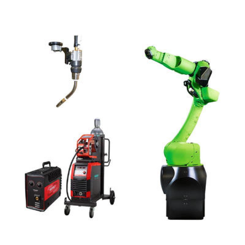 Fanuc CR-15iA 1441mm Reach Collaborative Robot Arm WIth MIG MAG Welder As Welding Robot