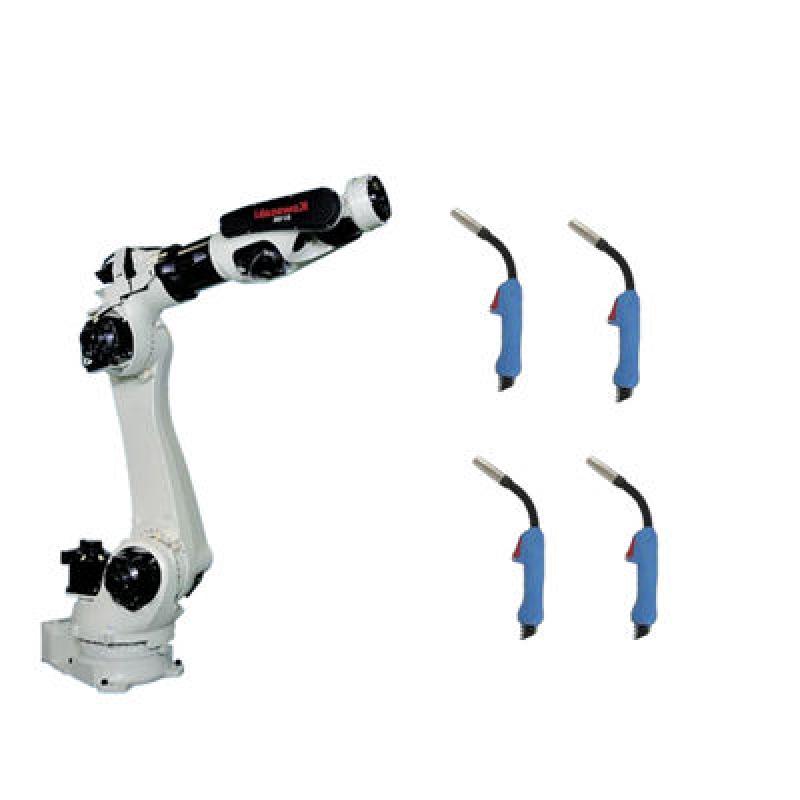 6 Axis max.payload 200kg max.reach 2579mm kawasaki BX200L robot arm with welder and manipulator