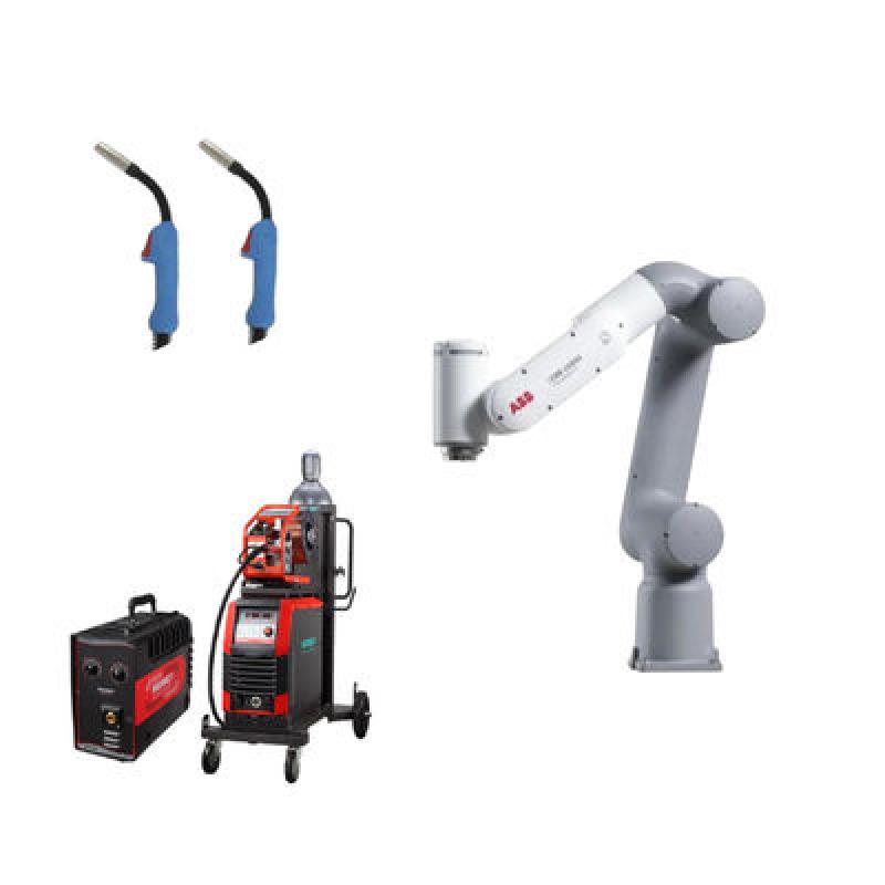 CRB 15000 GoFa 5 ABB Collaborative Robot Cobot With Welder And Gun As Welding Robots