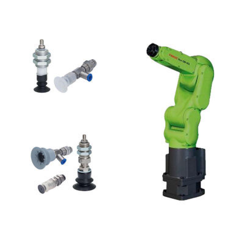 6 Axis Payload 4kg Reach 550mm IP67 Protection Fanuc CR -4iA Robot  With Pisco Suction Cup As Collaborative Robot