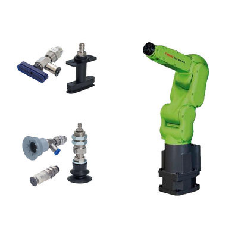 6 Axis Payload 4kg Reach 550mm IP67 Protection Fanuc CR -4iA Robot  With Pisco Suction Cup As Collaborative Robot