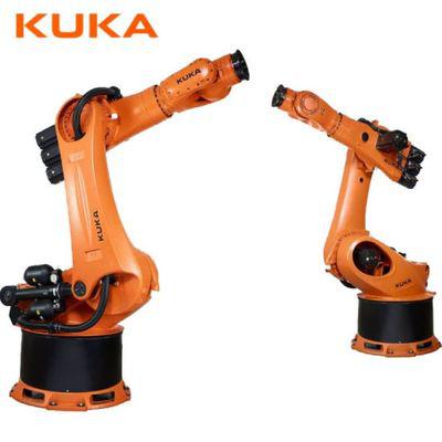 Palletizing Robot Arm Kuka KR 10 R1420 With CNGBS Robot Guide Rail For End-of-Line Palletizing System