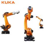 Palletizing Robot Arm Kuka KR 10 R1420 With CNGBS Robot Guide Rail For End-of-Line Palletizing System