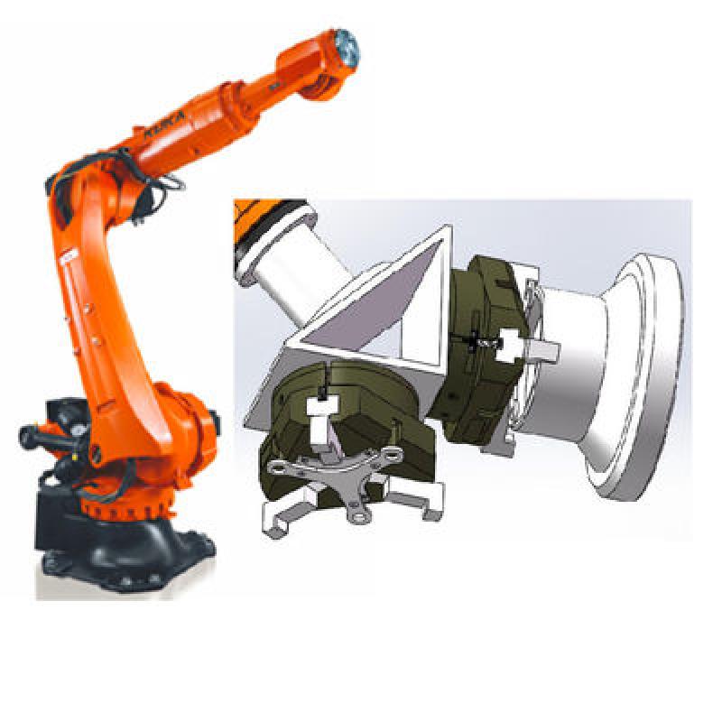 Kuka 6 Axis Robotic Arm KR 120 R2700-2 With CNGBS Customized Robot Gripper For Picking Robot