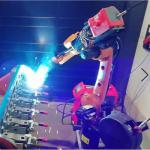 Palletizing Robot KR8 R1620 With 6 Axis Robotic Arm For Robot Palletizer