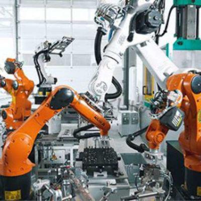 Handling Robotic Arm KR 470 PA With 5 Axis Manipulator As Industrial Robot