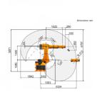 Kuka Pallet Industrial Robot Arm 6 Axis KR 240 R3330 Payload Of 240Kg Palletizer Robot With Gripper Smart Robot