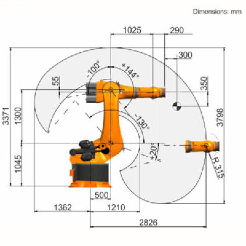 KR 360 R2830 universal robot and robot spray painting for kuka  industrial robot arm