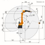 6 Axis Industrial Robot Arm KR 8 R1620 With Sander Machine And Linear Tracker