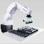 6 Axis Kuka Robotic Arm KR 10 R1100-2 With CNGBS Robot Quick Changer For Automated Handling Robot
