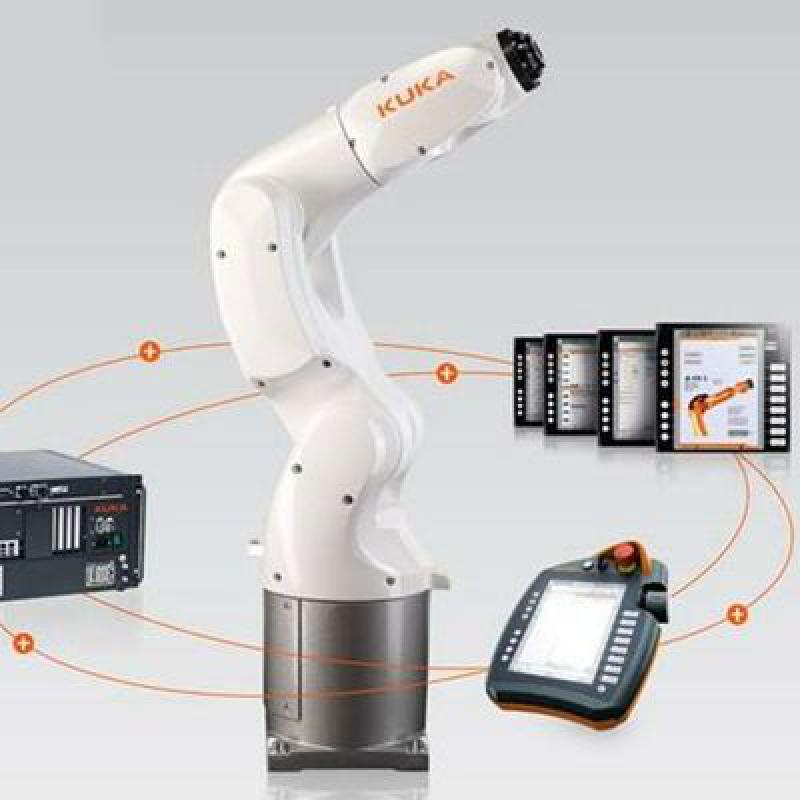 6 Axis Kuka Robotic Arm KR 10 R1100-2 With CNGBS Robot Quick Changer For Automated Handling Robot