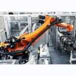 KUKA KR 210 R2700 Pick And Place Industrial Robots With CNGBS Linear Guides For Engine Assembly