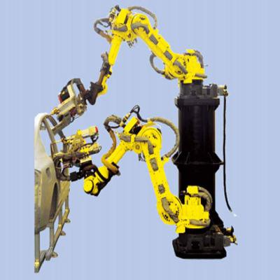 6 Axis Fanuc Robot Arm Floor / Upside Down Mounting Position Â± 0.03mm Repeatability