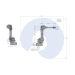 Industrial Robotic Arm Of Motoman GP50 With Arc Welder And 50KG Payload As Automatic Manipulator