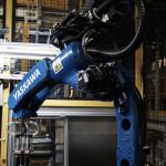Industrial Robotic Arm Of Motoman GP50 With Arc Welder And 50KG Payload As Automatic Manipulator