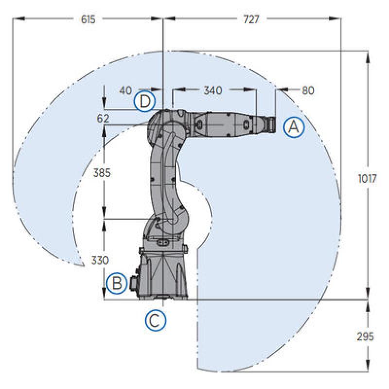 Industrial 6 Axis Yaskawa Robot Arm Arc Welding Machine And Mig Welding Torch