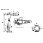 IRB1200 Automatic Industrial Robot With 7KG Payload Robot Arm For Polish Machine And Material Handling Equipment Parts