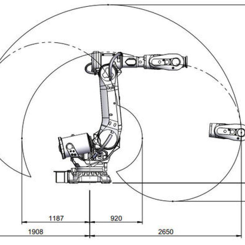 General Purpose ABB Industrial Robot With Mig Welding Machine GBS Positioner