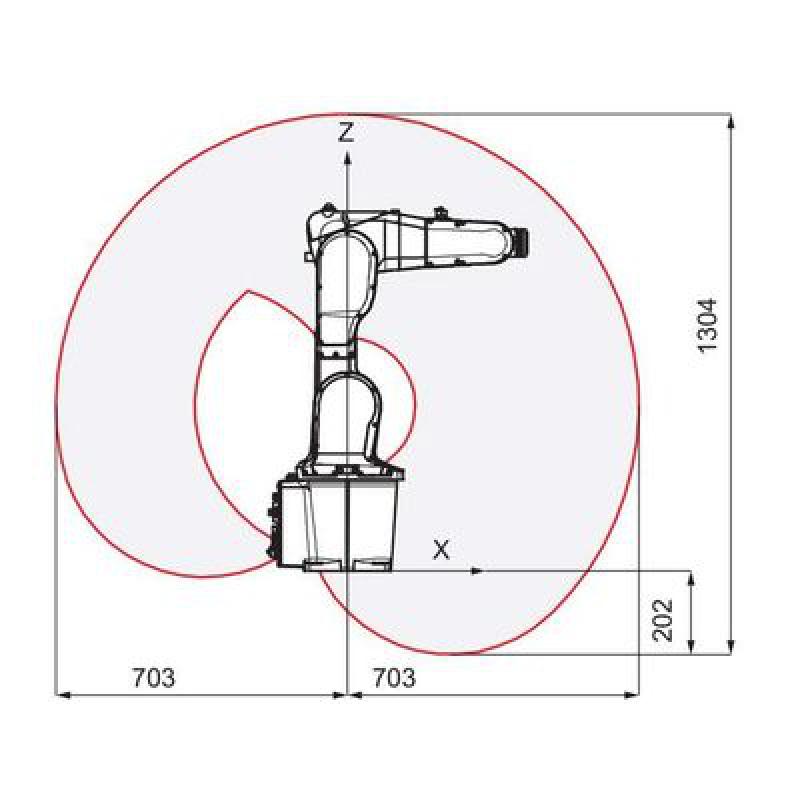 Mini Robotic Arm 6 Axis ABB IRB 1200 With CNGBS Robot Gripper For Handling Robot Automation