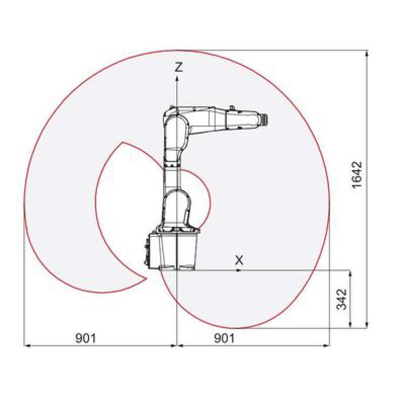 Handling Robotic Arm 6 Axis IRB 1300 With CNGBS Robot Gripper For Material Handling Robot