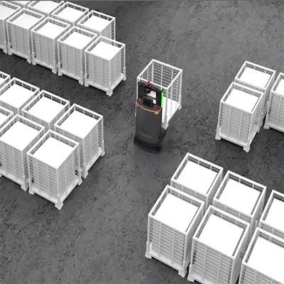 600mm/S Lifting Vision Navigation Forklift Robot For Logistics