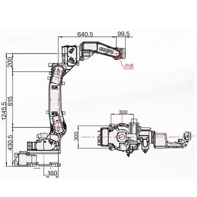 Automatic Welding Robot SF6-C1400 With Welding Torches As 6KG Payload 1440MM Reach As Welding Machine
