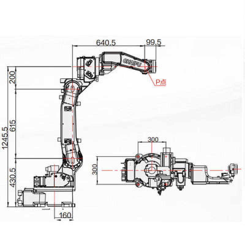 Automatic Welding Robot SF6-C1400 With Welding Torches As 6KG Payload 1440MM Reach As Welding Machine
