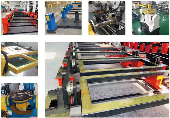 U Type 2 Axis Automatic Welding Positioner Work With ABB KUKA Yasakawa Fanuc Robot Arm