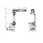 6 Axis CNGBS Robot Arm GBS6-C1400 With Other ARC Welders CM350AR As Welding Machine For Welding