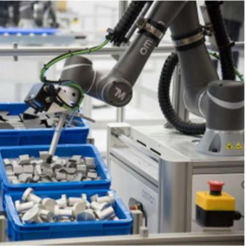 Robot Arm 6 Axis OMRON TM14M With Visual Camera Handling Robot As Cobot