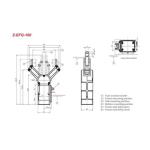 6 Axis Robotic Arm With Gripper Hitbot Z-EFG-100 For Collaborative Robot