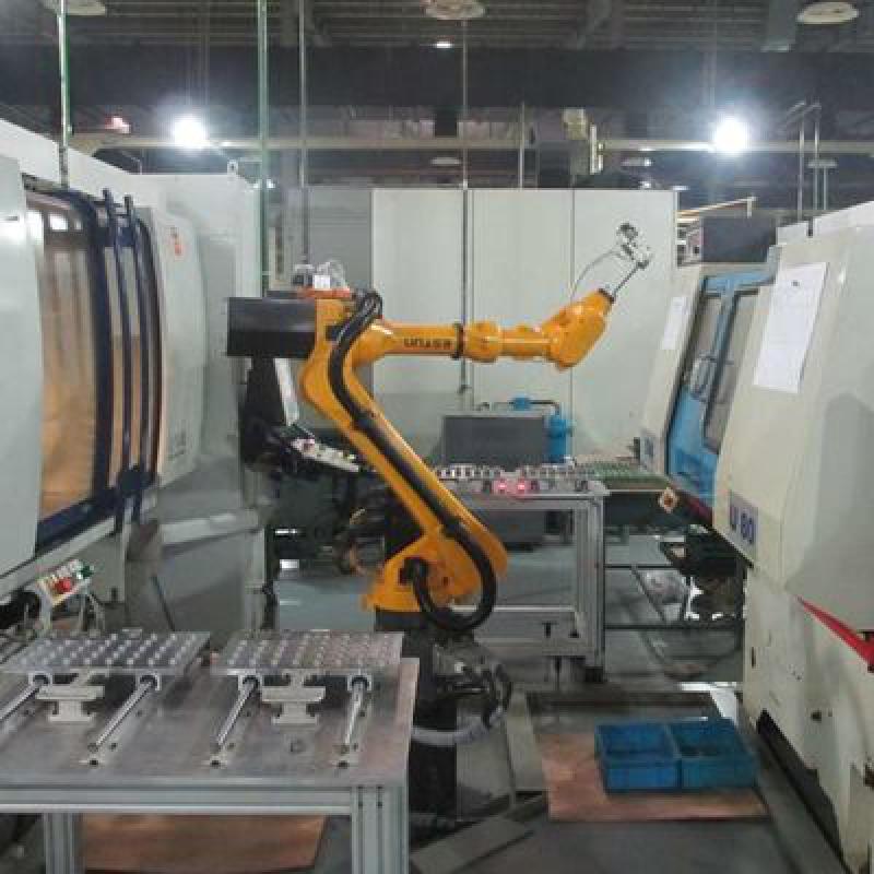 Handling Robot Arm 6 Axis ER50-2100 With CNGBS Welding Positioner For Material Handling Robot