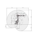 Kawasaki RS010N 6 Axis Robotic Arm With CNGBS Welding Positioner For Welding Robot